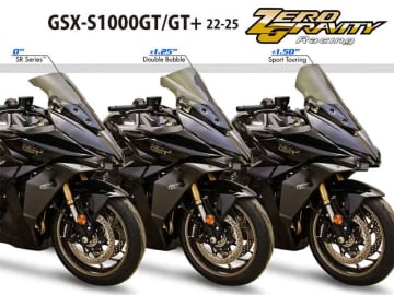 ゼログラビティのスクリーンに GSX-S1000GT／GT+（22-25）用が登場！
