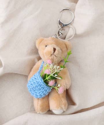 か、かっわいいぃぃいい♡【3COINS】つけるだけで癒される！「ぬいぐるみキーホルダー」