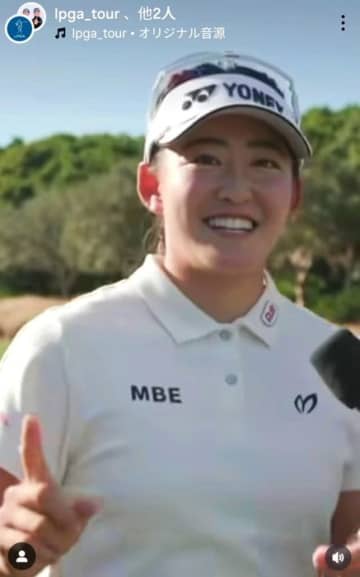 岩井千怜が英語の曲をアカペラで披露　LPGAは「新進気鋭のロックスター」と称賛、日米のファンも大喜び！