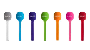 RØDE、ワイヤレスマイク送信機をハンドマイクに変換するアダプター「Interview GO」にカラフルな7色を追加