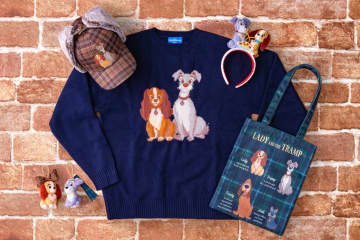 ディズニー「わんわん物語」新アイテム発表！　冬にぴったりなセーターにストール、キャップほか