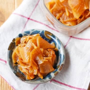 【コレ作るために大根10本買ったわ】「白ごはん止まらん！！！」フライパンで超簡単♪ごま油香る大根のつくだ煮