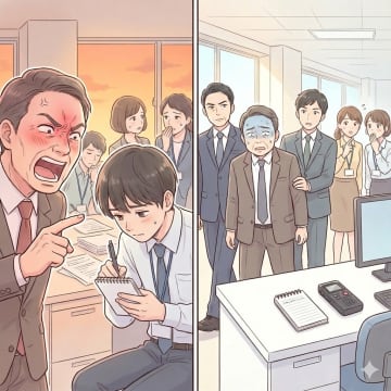 「期待外れだよ」と新人を詰める上司。翌日から来なくなった新人が人事部に残した詳細な記録とは【短編小説】
