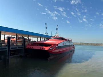 高速船ターボジェットの深圳空港とマカオ結ぶ新路線が開設