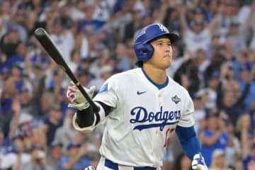 大谷翔平がまだ届かぬ「144.8」　場外弾でも超えられず…君臨する“怪力男”「マンモス級」