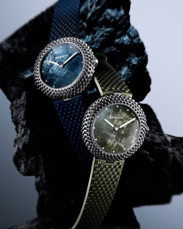 【ジェラルド・ジェンタ】宇宙と海が出会う新作！「ジェンティッシマ ウルサン 41」にブルー＆グリーンのメテオライトダイアル搭載！