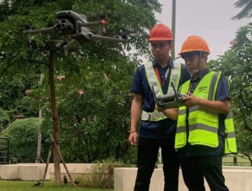 【インドネシア】ドローンで屋根点検サービス［金融］　三井住友海上、国内で業界初