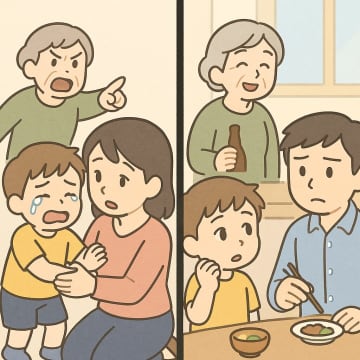 「子供を甘やかすな！」と育児に口をだしてくる義母。子供のある質問で思わず黙り込んだワケ【短編小説】