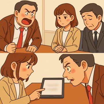 「どう責任取るんだよ！」とキレる取引先。原因が取引先の指示ミスだと判明し、空気が一変！【短編小説】