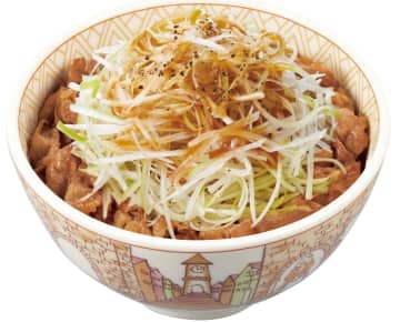 すき家、シャキシャキの白髪ねぎを旨塩だれで楽しむ「白髪ねぎ牛丼」と辛旨だれで楽しむ「赤だれ白髪ねぎ牛丼」発売