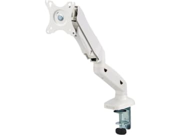 最大49インチ対応！　エレコムのモニターアームがAmazonブラックフライデーでお買い得　ガススプリング式のシングルモニターアーム「DPA-SS08WH」は5200円