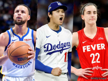 2025年のスポーツカード番付…1位は大谷翔平、バスケ界からはカリーとクラークがトップ5にランクイン