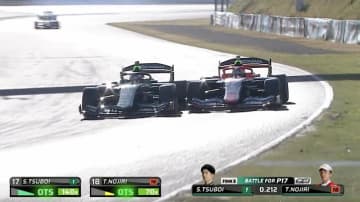 “日本一速い男”のブロックが「うますぎる」 王座をアシストした“決死のバトル”に「これはアニマル野尻」「アウトラップ速すぎ」両者へ称賛