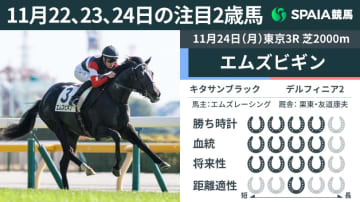 【注目2歳馬】キタサンブラック産駒エムズビギンが2戦目で初勝利　スタートと折り合いに課題残すも2馬身半差の完勝