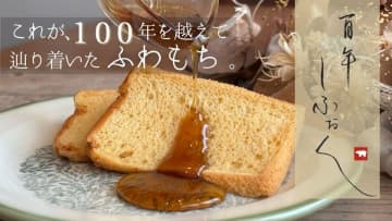 【奈良の新名物】Makuake559％達成。奈良伝統食材『吉野本葛・米飴』を使用した「100年しふぉん」を通販サイトにて販売開始。　奈良市西登美ヶ丘の米粉シフォンケーキ専門店PUKKUが、奈良の伝統食材を使用した新名物スイーツを本格展開。