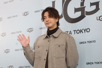 三浦翔平が愛用のＵＧＧイベントに登場　笑顔で「子どもと公園に行くのもいいですね」