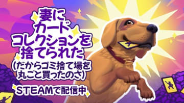 『妻にカードコレクションを捨てられた（だからゴミ捨て場を丸ごと買ったのさ！）』配信開始―ゴミ山から捨てられたカードを探す…