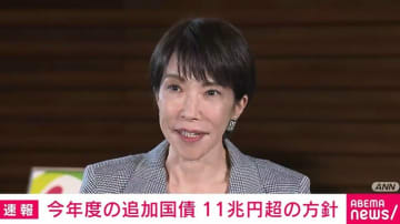 今年度補正予算案17兆7000億円 国債11兆円以上の追加発行へ