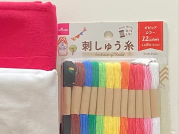 ダイソーで買った刺繡糸が「こうなる」　刺繡作家の作品に「すごすぎる」「そうはならんやろ」