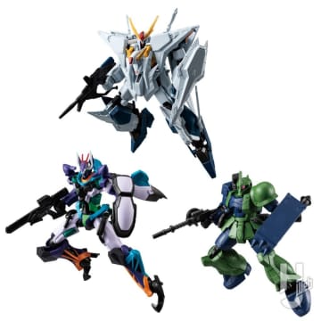 GフレームFA 第9弾は『閃光のハサウェイ』Ξガンダム、『GQuuuuuuX』GFreD、『機動戦士ガンダム』ザクⅠの3機が参戦！付属品やギミックもチェックしよう【ガンダム食玩情報】