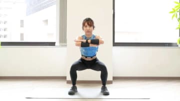 1日8分で基礎代謝アップ！痩せる準備を整える“基本のスクワット”