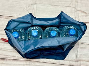 【スヌーピー最新付録】たためる“でかエコバッグ”がかわいくて毎日持ちたい！2Lが4本も入るよ◎
