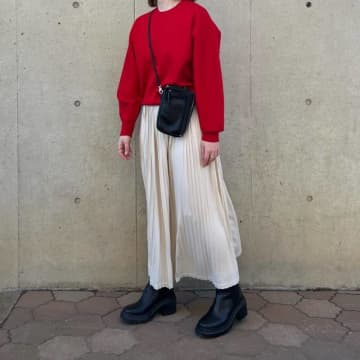 冬の薄いスカートコーデ術！ おしゃれに見える正解バランスをレクチャー