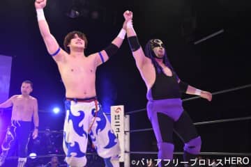 マスクドミステリー＆神崎ユウキのTTT軍がHERO11・29新木場でのWBCタッグ王座獲り宣言！　ミステリー「2連勝して返り咲く」　神崎「しっかり倒させていただきます」