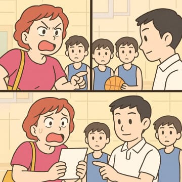 「ウチの子をスタメンにしなさい」と部活の監督に迫る母親。監督がある紙を見せると沈黙。実は【短編小説】
