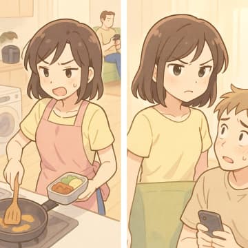 「俺も手伝ってやってる」とゴミ出しで威張る夫。だが、妻からのある正論で言葉を失ったワケ【短編小説】