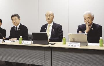 日建連首脳が会見／労働時間規制の柔軟運用を／画一的な規定合わず、多様な働き方追求