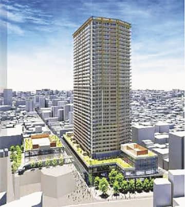 東京都／小山三丁目第１地区再開発組合の設立許可／２９年度着工目指す