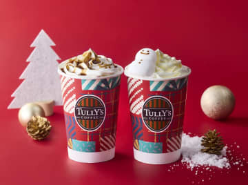 タリーズ「タリーズスノーマンラテ」「アイリッシュラテ」などホリデーシーズンメニューやグッズが登場