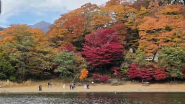 紅葉がピークに、季節は横リアクションへ移行。「いよいよ冬の雰囲気。でもまだまだトップもイケます！」