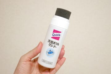 手を汚さないクイックル「洗面ボウルクリーナー」で洗面台ピカピカ!