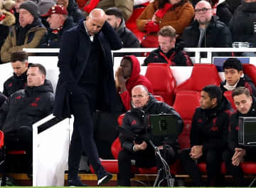 「HT時点で、１－４で負けるとは誰も予想していなかった」リバプールが崩壊…母国王者に惨敗で指揮官が失望「感情は非常にネガティブ」【CL】