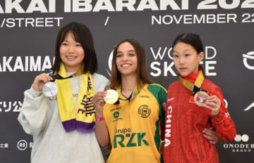 地元・明賀選手パーク準V　境で国際インラインスケート　茨城