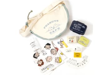 PEANUTS Cafe、スヌーピーの限定バッグにグッズを詰め合わせた「2026 LUCKY BAG」の予約開始