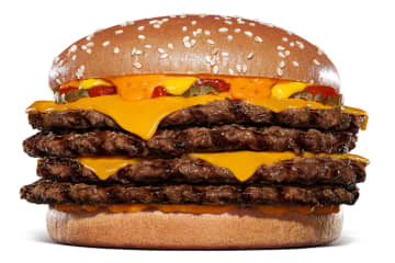 バーガーキング、総重量約525gの「にんにく・ガーリック ザ・ワンパウンダー」復活販売！