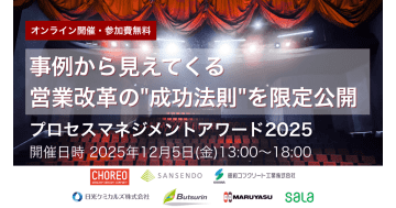 【12/5】ソフトブレーン・サービス、「プロセスマネジメントアワード2025」を開催