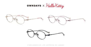 OWNDAYS×ハローキティの新作アイウェアが誕生♡大人も親子も楽しめるモデル