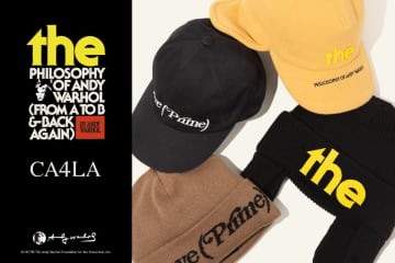 【アートを被る】アンディ・ウォーホル著書『哲学』刊行50周年記念！CA4LAが仕掛ける“フォントデザイン”コラボハット4選