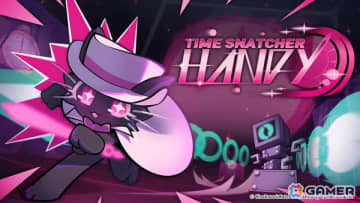 時間停止弾幕ローグライク「タイムスナッチャーハンディー」がリリース！猫怪盗・ハンディーとなって博物館から脱出せよ