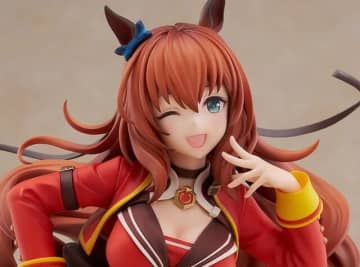 激マブな“スーパーカー”！『ウマ娘』より「マルゼンスキー」が鮮明な赤の勝負服でフィギュア化、可愛らしいウインクも魅力的