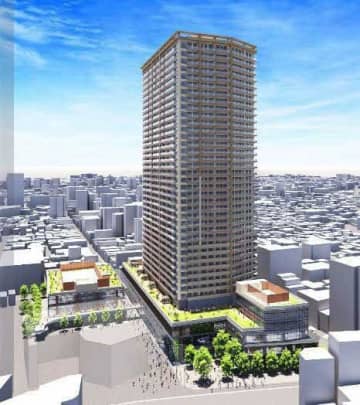 武蔵小山に39階・145mのタワマン　低層階はパルム商店街に繋がる商業