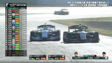 “追い抜きボタン”を「使ってない状況で…」 ホンダ26歳若武者がトヨタ38歳ベテランを仕留めた瞬間に「鳥肌」7周で6台抜き称賛