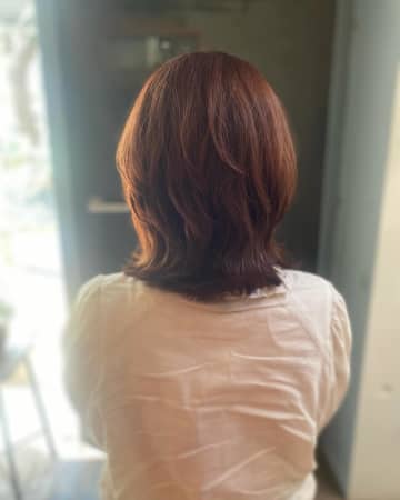 これなら私でも、、！ 頑張ってる感なくこなれる♡【50代のウルフヘア】