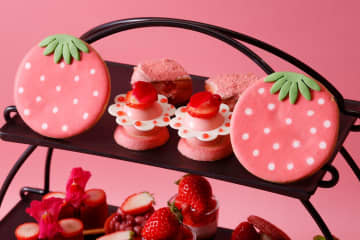 ANAインターコンチネンタルホテル東京、“かわいくて美味しい”苺尽くしアフタヌンティー