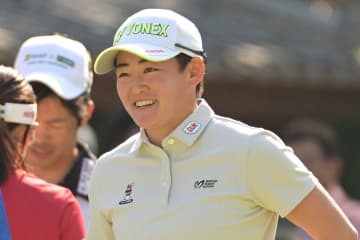 岩井明愛が永峰咲希とともに首位発進「一試合一試合、自分の全力を出したい」
