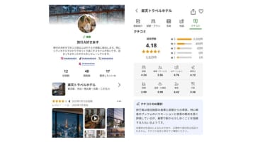 楽天トラベル、クチコミ機能をリニューアル　個々の希望に合った宿探し支援